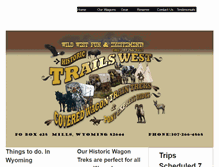 Tablet Screenshot of historictrailswest.com